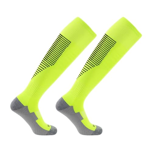 Hotfiary Soccer Socks, Compression Knee High Tube Socks, Football Baseball Athletic Socks for Men Women Teens Boys Girls