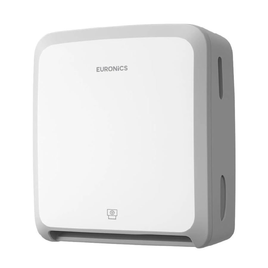 Euronics EP19 Automatic HRT Paper Towel Dispenser with touchless IR Sensor, Adjustable Dispense Length, ABS Wall-Mounted Body, Dual Power (AC + Battery), Ideal for Commercial washbasins.-image-28