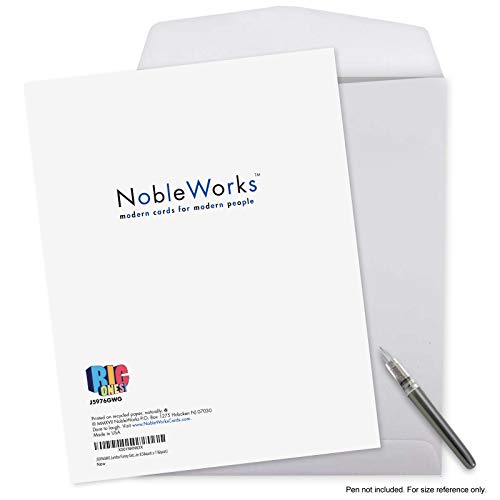 Nobleworks J5976GWG Jumbo Get Well Greeting Card (8.5 X 11 Inch) - Beautiful Feel Better Soon, Group Notecard - Big Generic Get Well J5976Gwg thumb #6