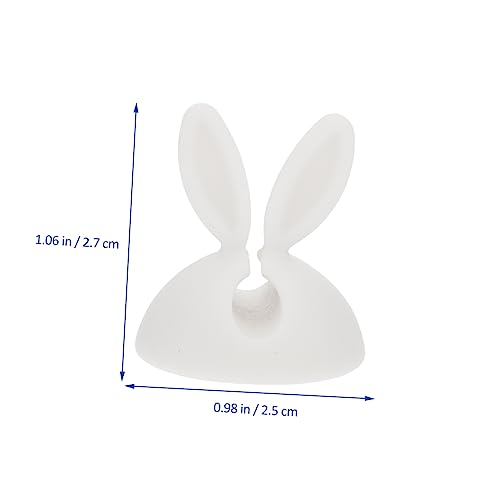 Organizador de Cable en Forma de Conejo de 20 Piezas, Clip Único para Gestión de Cables de Escritorio miniatura 7