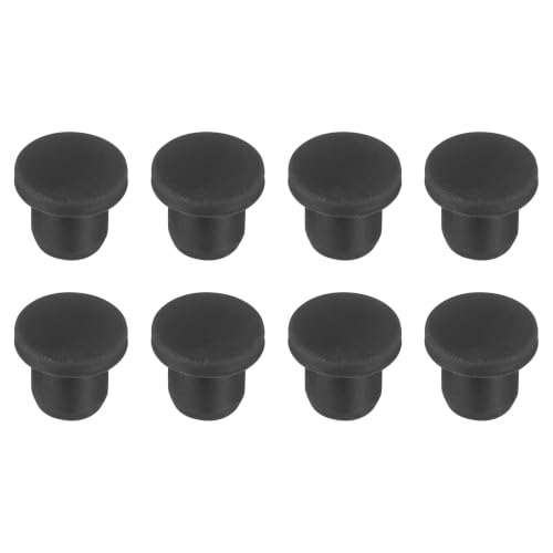 Image of MECCANIXITY 8pcs T-Shaped Silicone Plugs 9mm 11 /32 inch Dia Snap in Plug