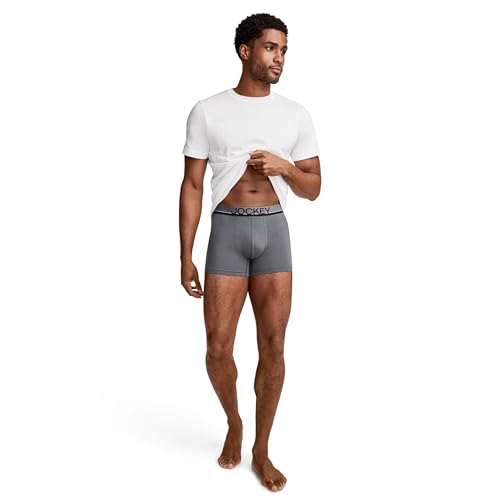 Jockey Men's Underwear True Style 4" Trunk - 3 Pack, Grey/Beige/Black Night, XL - image 4