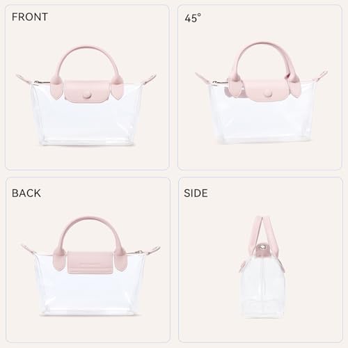 Image of BOSTANTEN Clear Bag for Stadium Approved Crossbody Purse Handbags for Concerts Sports Events