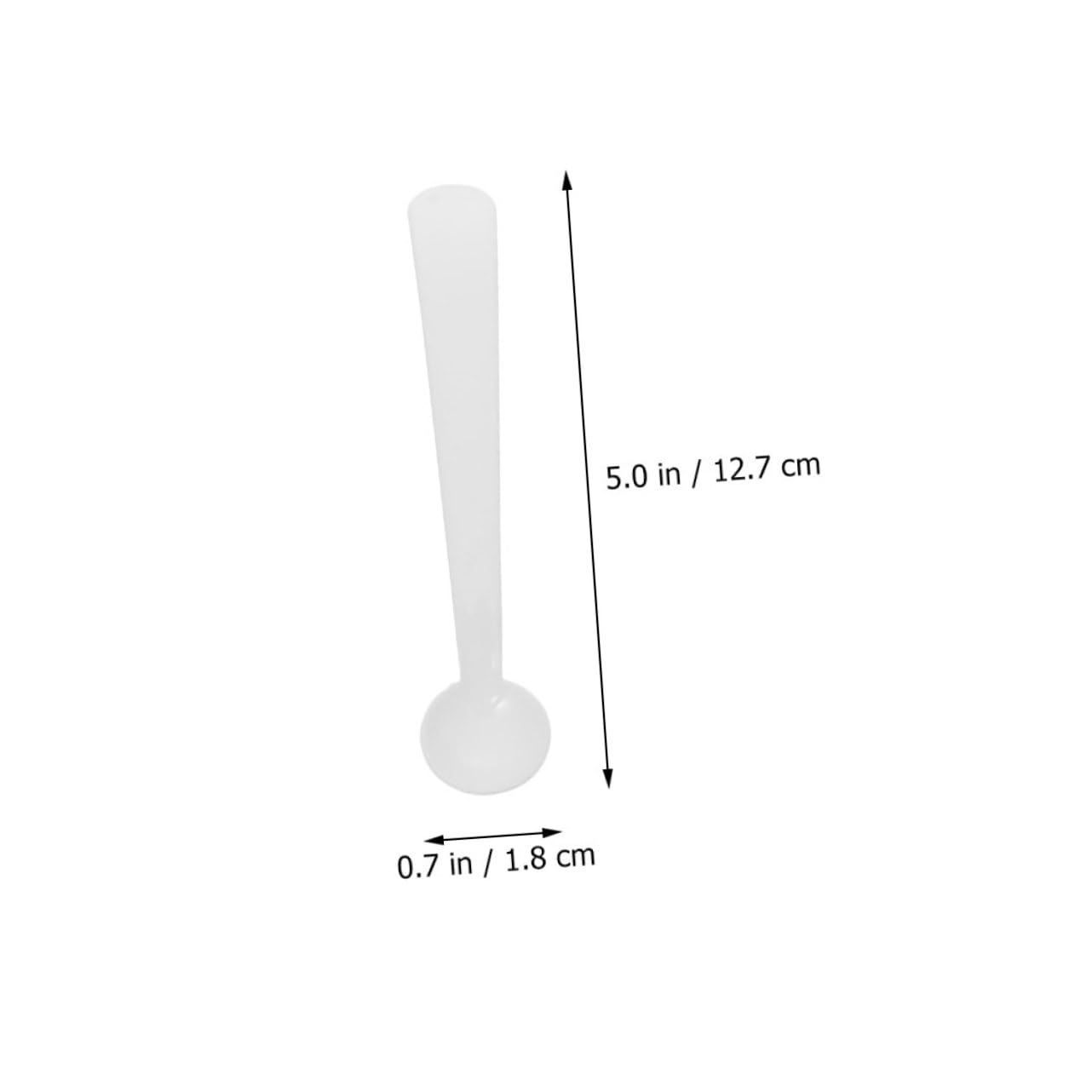 Cabilock 120pcs Micro Scoop PP Measuring Spoons for Labs Kitchen for Powder Granules Easy to Use for Experiments Cooking