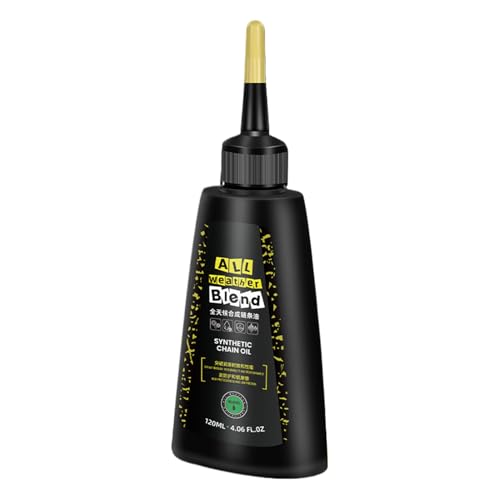 サイクルチェーン潤滑剤 - 合成バイクオイル|すべての気象チェーンクリーナー| 4.06fl.ozロードマウンテン潤滑油|自転車メンテナンスのためのすべての目的潤滑|サイクリングウォッシュクリーニング用のスムーズなライディングオイル