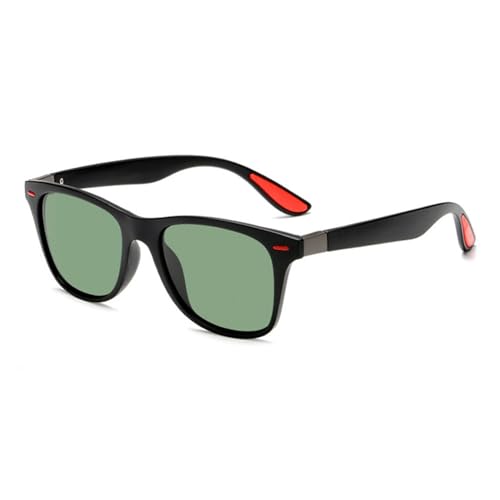 Lunettes de soleil polarisées mixtes en plastique noir pour voyage UV400