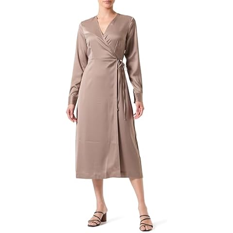 YAS Yaspella Robe Portefeuille Grise Cover