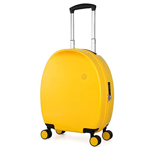 WANWEN Koffer Reise Trolley 5 Cities Kabinenzugelassene Trolley-Tasche, Blau (Color : Yellow, Size : 17.5cm) Little Surprise WANWEN Koffer Reise Trolley 5 Cities Kabinenzugelassene Trolley-Tasche, Blau (Color : Yellow, Size : 17.5cm) Little Surprise