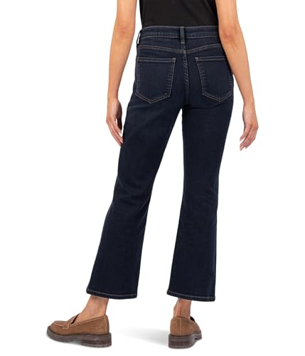 KUT from the Kloth Women's Kelsey High-Rise Fab Ab Ankle Flare Regular Hem3