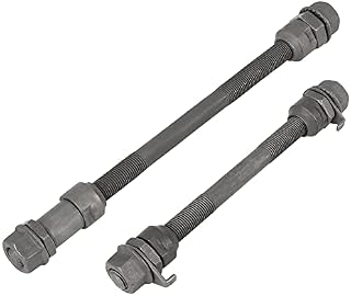 X AUTOHAUX 1 Set 9.5mm Wheel Hub Axle Front Rear Axle Solid Shaft for Bicycle
