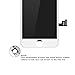 Screen Replacement for iPhone 7 Pre-Assembled LCD Display and 3D Touch Screen Digitizer Replacement with Proximity Sensor, Ear Speaker, Front Camera and Repair Tools (White)