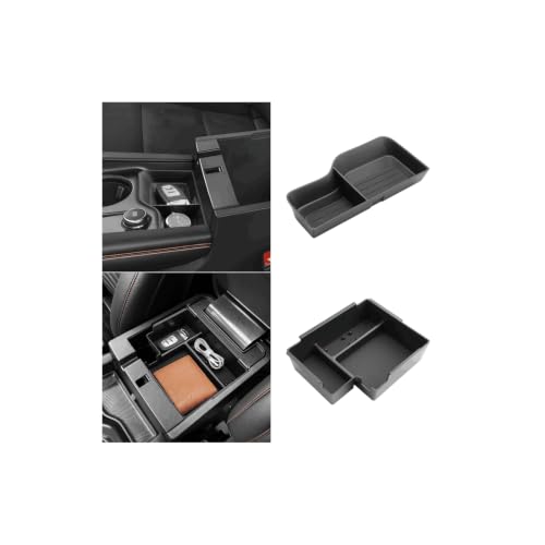 Image of LUWU for 2026 Explorer Center Console Organizer Accessories | for 2025 2026 Ford Explorer Front Armrest Storage Box Armrest Console Storage Box Insert Tray Coin Container 2-Pack