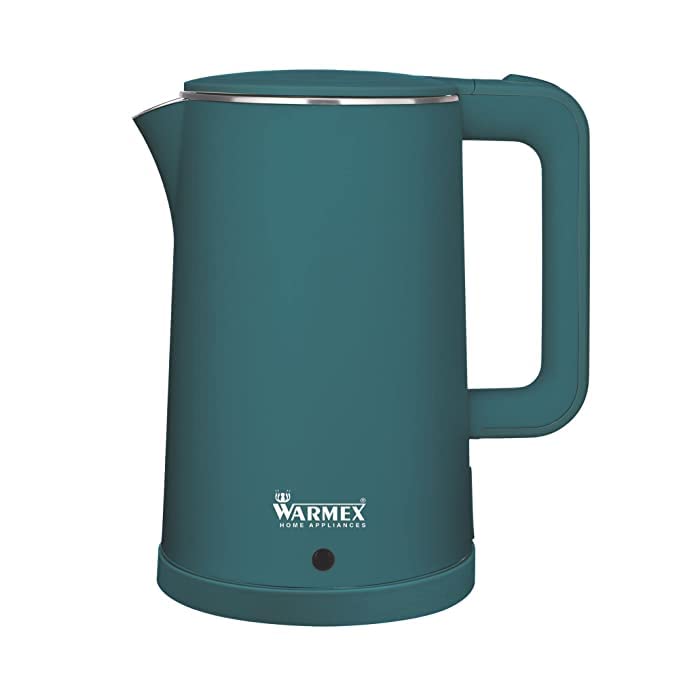 price history - Warmex Home Appliances KW80 with 1.8 Litre Capacity / Double Wall Electric Kettle with keep Warm Function / 304 Stainless Steel Inner Body / Cool Touch Outer Body / Wider Mouth / Auto Shut Off / 360° Detachable Power Base / Fast Boiling (Green, 1500 Watts)