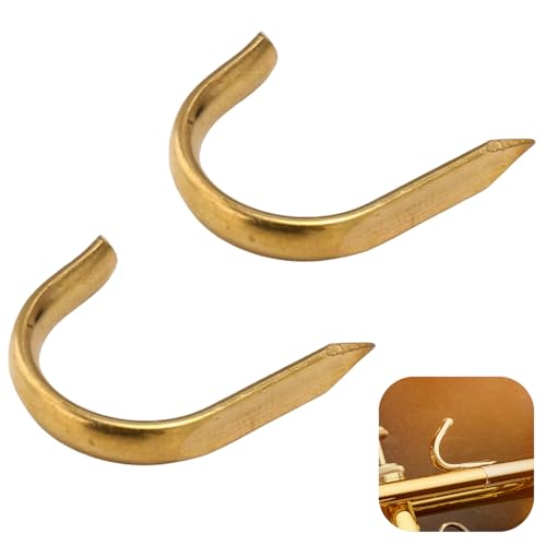 G4Hx5rv 2 PCS Trumpet Front Finger Hook Replacement Metal Trumpet Finger Ring Part Accessory for...