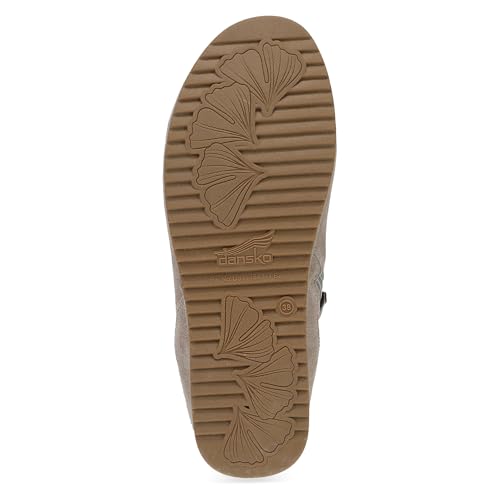 Dansko Muriel Women’s Quilted Suede Ankle Bootie –Cozy Slip-On Boot with Cushioned Cork Midsole and Lightweight Rubber Outsole3