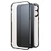 Produktbild Black Rock Hülle für iPhone 15 Pro Max (Metallrahmen, 360° Rundumschutz, Wireless Charging kompatibel, ultradünn, slim, Magnet, Cover, Handyhülle für iPhone 15 Pro Max, Case, Handycase) schwarz