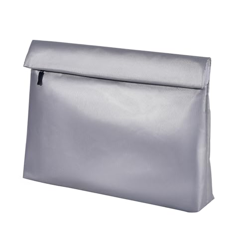 万事富士 【内ポケット付】 耐火バッグ 【元消防士/防災士監修】 日本国内検査 38*27*8大容量 耐火金庫 防火袋 耐熱袋 防水袋 防災バッグ 貴重品ボックス 貴重品入れ 家庭用 オフィス