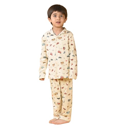 Image of Jam & Sugar Boys Cotton Printed Night Suit Set