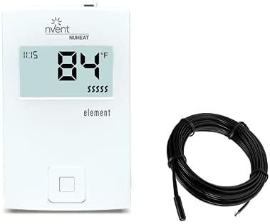 Nuheat AC0057 Element Non-programmable Radiant Heated Floors 120V/ 240V Thermostat with an Extra OJ Electronics Floor Temperature Sensor