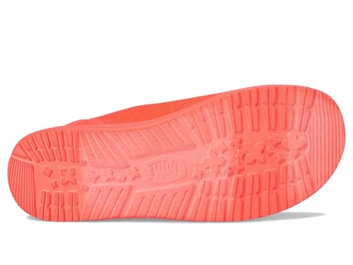 Image of HEYDUDE Women's Wendy Funk Mono Slip-On Casual Shoes Fiery Coral 10 Medium