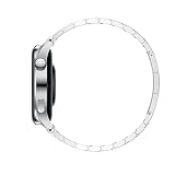 HUAWEI WATCH 3 Smartwatch, 1.43'' AMOLED Display, Samodzielne eSIM Cellular Calling, Żywotność baterii 3 dni, 24/7 SpO2 i monitorowanie tętna, 5ATM, Pasek ze stali nierdzewnej
