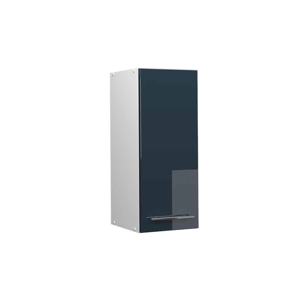 Vicco Wall cabinet Fame-Line, Dark blue high gloss, 30 cm