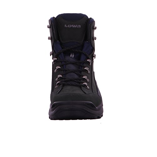 Image of LOWA Mens Renegade GTX Mid Dark Grey Navy Boots 11.5 US