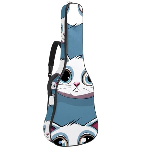 Sac de guitare acoustique étanche avec double bandoulière rembourrée et protection antichoc