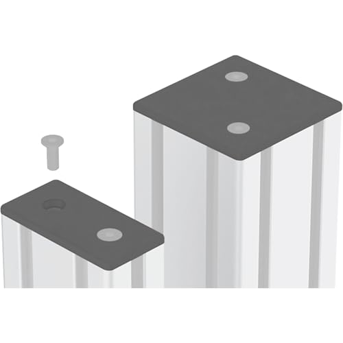 Fath Abdeckkappe zum Schrauben für Aluprofile 80x40mm Item System - 10 Stück