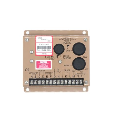 Placa de velocidad ESD5500E para solucionar fallos en generador 5