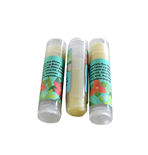 Set of 3 Lip Balm, Monoi de Tahiti, Randalia Bee Hives image 2