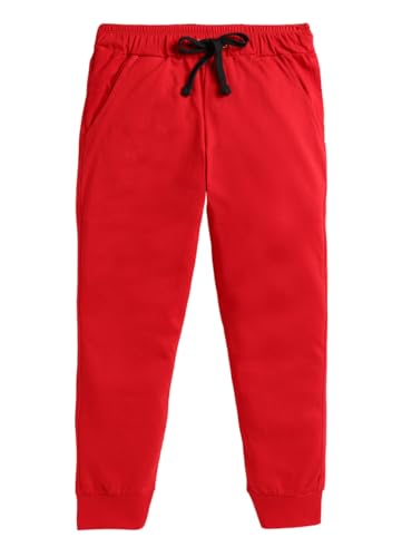 Image of Solid Color Boy's Pure Cotton Track Pant