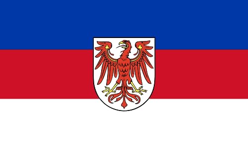 Drapeau Dolnoserbski 1.35m² grand format de qualité supérieure pour mât