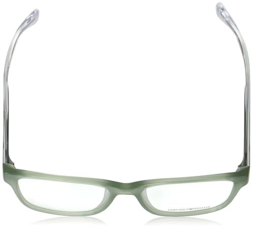 Image of Emporio Armani mens Ea3239f Low Bridge Fit Rectangular Prescription Eyewear Frames