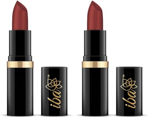 Image of Iba Pure Lips Moisture Rich Lipstick for Women- A50 Dusky Rose, 4g | High Glossy, Creamy Finish & Smooth Texture| Hydrated Lips | Enriched with Vitamin E, Coconut Oil & Shea Butter | Intense Colour & Highly Pigmented | Lip Makeup
