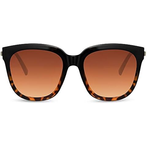 Lunettes de Soleil Cheapass Ronde Grise Léopard Cover