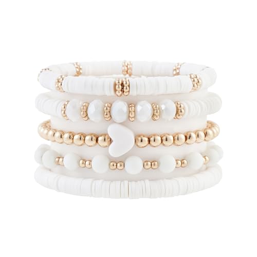 Rishegae NO NUMBER Heishi Beaded Stretch Bracelets cover