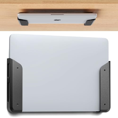 KOSLEOW Tablet Wandhalterung Universell mit Ladeöffnung, Halterung für iPad MacBook Surface, Wandhalterung Wand mit Klebefolie und Schrauben