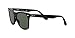 Ray-Ban Rb4440n Blaze Wayfarer Square Sunglasses, Black/Dark Green, 41 mm
