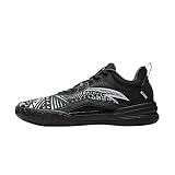 ANTA Men's Kyrie Irving Kai 1 Team Basketball Shoes,Black/Gray,10