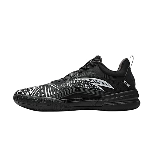 ANTA Men's Kyrie Irving Kai 1 Team Basketball Shoes,Black/Gray,10