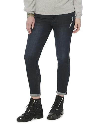 Democracy Women's Ab Solution Ankle Skimmer Jean, Dark Indigo Vintage, 10