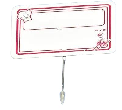 BALSAT Portapprezzo Carneficeria, Portamoli per macelleria, portapacchi charcuteria, ardesia prezzi Mod. Bmb- 12 pz.