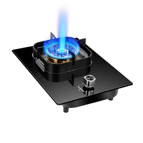 1バーナー付きガスストーブ、5.2KWキッチンカウンタートップストーブ、ガス/LPガス変換ストーブ、フレームアウト保護付き、ホームキッチンモーターホームキャンプ用(LPG)
