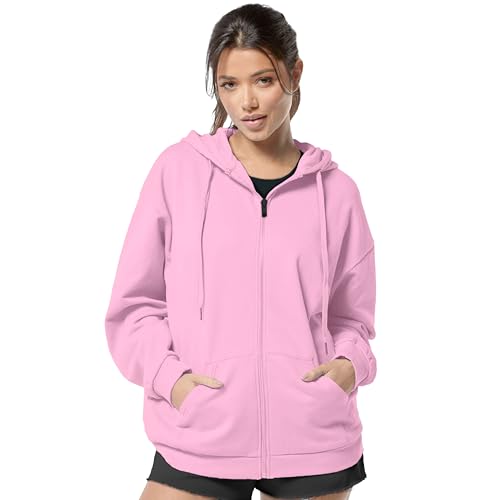 Image of FUNKY MONKEY - Women's Cute Hoodies Teen Girl Winter Jacket Sweatshirts Casual Drawstring Clothes Zip Up Hoodie with Pocket