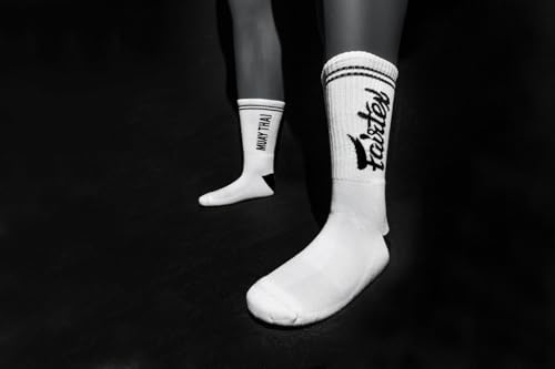 Fairtex Muay Thai Socks, Cotton Blend with Dry-Fit Tech, Arch Support, Cushioned Heel and Shock Absorption3