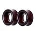 Skcess Ohr Tunnel Holz, Ohr Tunnel 20mm 2Pcs Hölzerner Reifen Geburtstagsgeschenk Ohr Tunnel 20x20mm