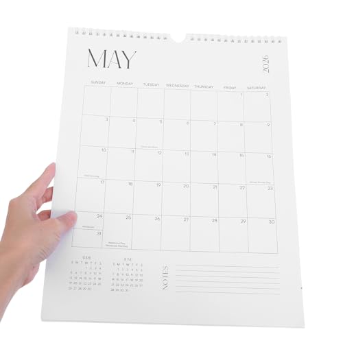 VILLFUL Calendrier Mural Mensuel Agenda de Planification Familial ou Scolaire Design Moderne et Fonctionnel pour Organiser Événements et Tâches – vue 4