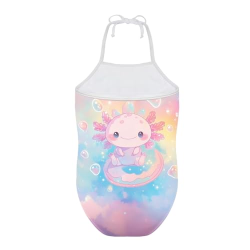 Image of Girls One Piece Swimsuit Summer Quick Dry Beach Sport Bathing Suit Halter Strap 1-10 Little Kids Toddler Swimwear