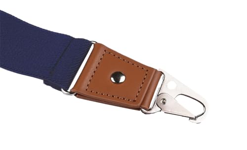 Image of Suspenders for Men Snap Hooks with 1.4 Inch Elastic Y-Back Adjustable
